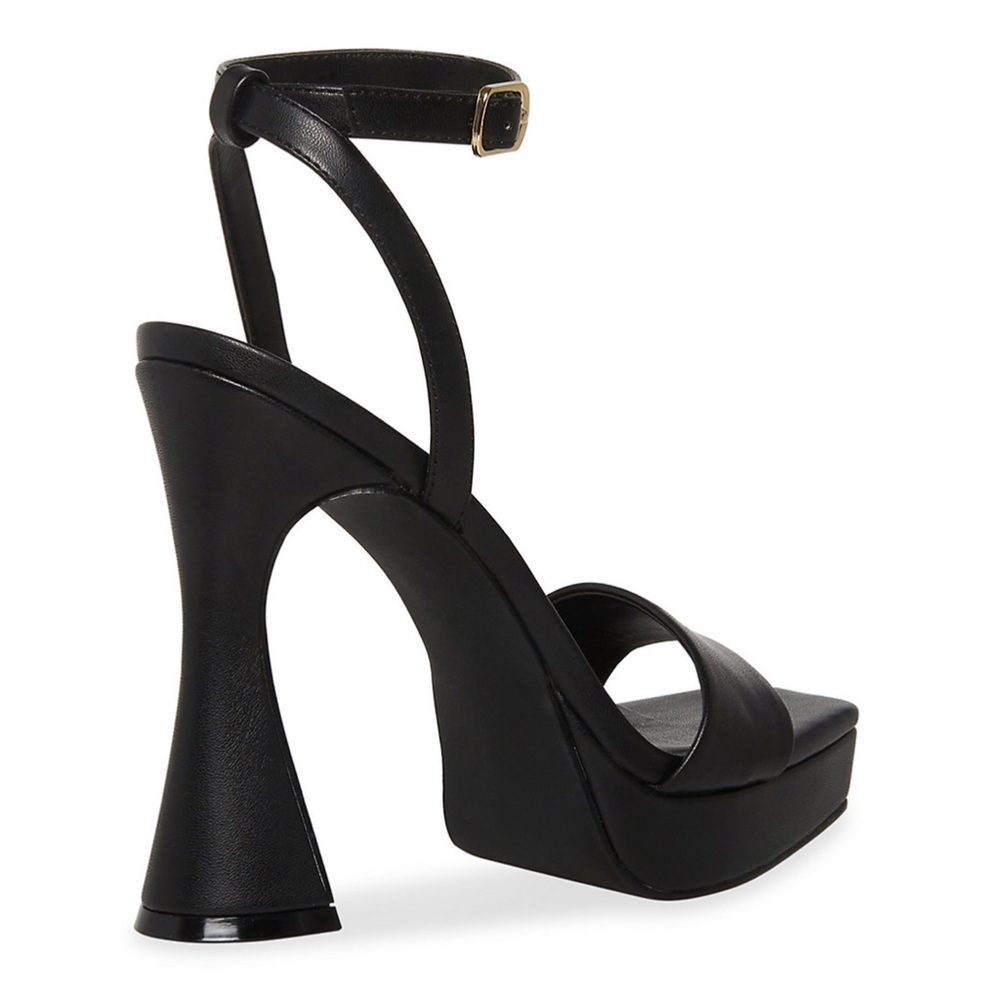 *SOLD* NIB madden girl Zoie Cafe High Heel Dress Sandals Black Size 7.5 - Picture 7 of 7